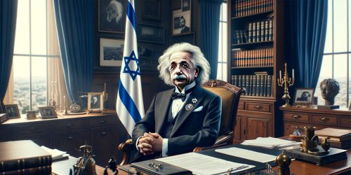 Albert Einstein'a İsrail'in Cumhurbaşkanı Ol! Teklifi Yapılması