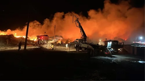 Muğla'da Bal Üretim Tesisinde Yangın